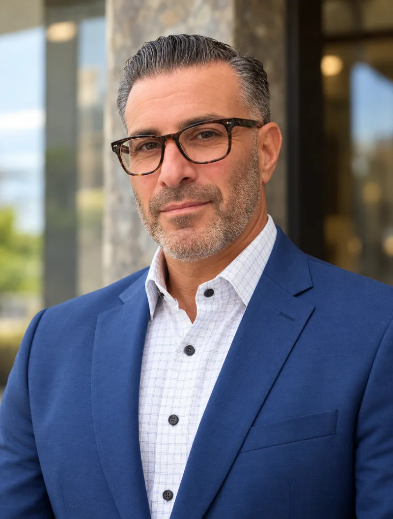 Portrait of Angelo Caracausi, personal charter advisor at Excelsior Jets